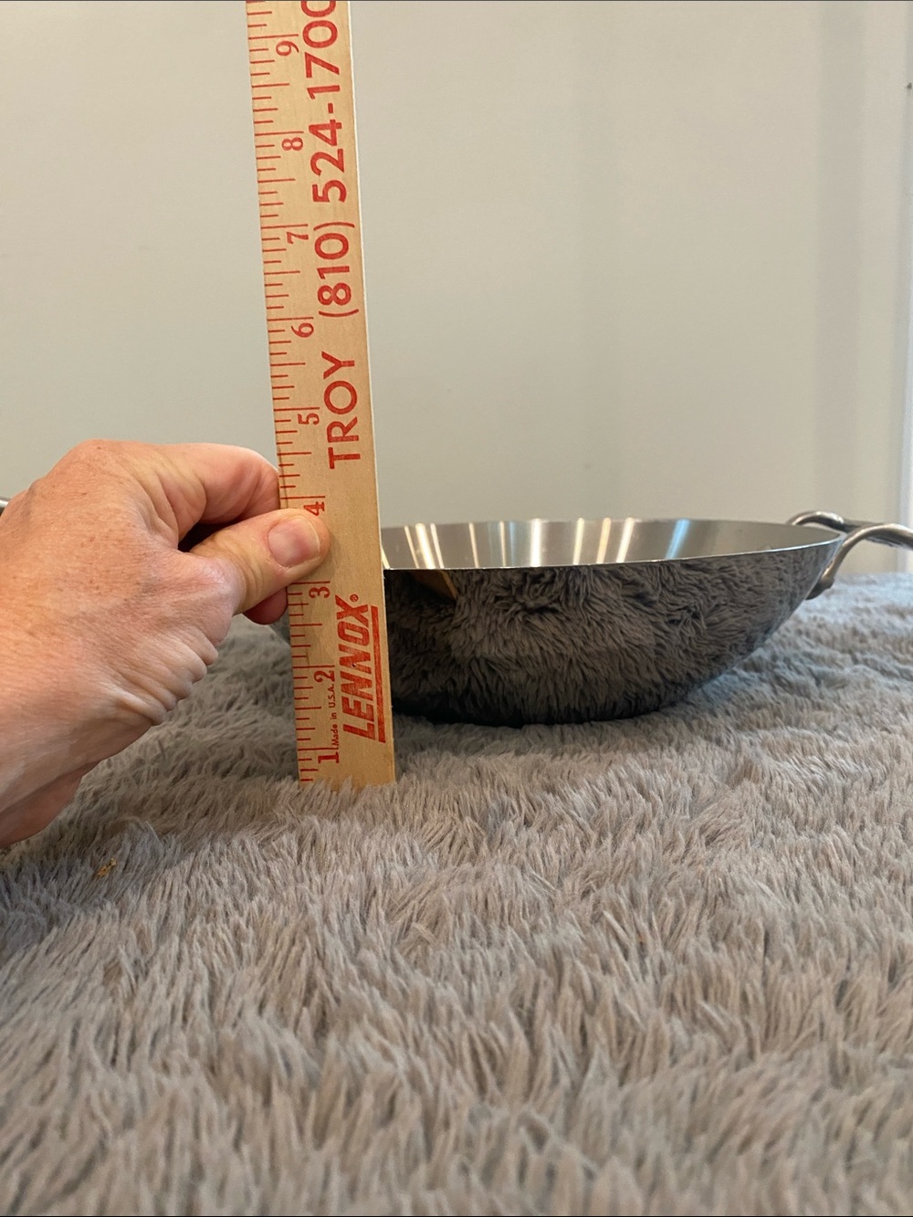 All Clad Stainless Steel small wok pan stir fry 10" cooking professional - Picture 11 of 11